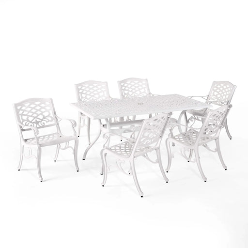 Monterey Outdoor 7 Piece Dining Set Default -DTYStore