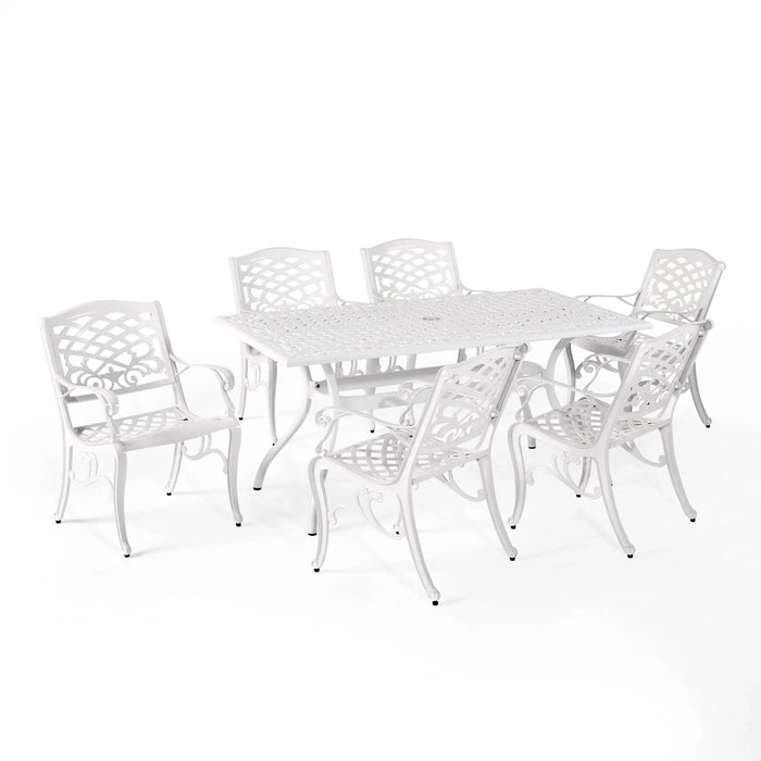 Monterey Outdoor 7 Piece Dining Set Default -DTYStore