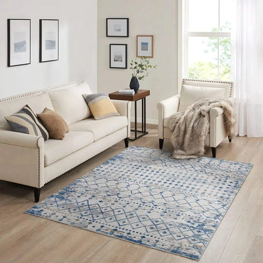 Moroccan Global Woven Area Rug Default -DTYStore