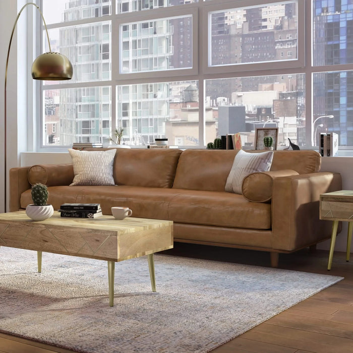 Morrison - 89' Sofa - Caramel Brown Default -DTYStore