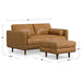 Morrison 72-inch Sofa and Ottoman Set Default -DTYStore
