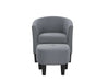 Moss 25.5' Wide Polyester Barrel Chair and Ottoman Default -DTYStore