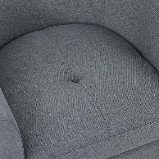 Moss 25.5' Wide Polyester Barrel Chair and Ottoman Default -DTYStore