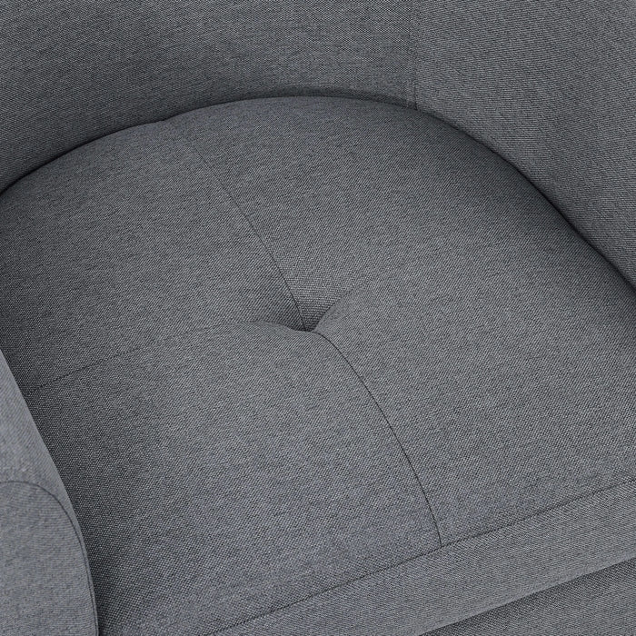 Moss 25.5' Wide Polyester Barrel Chair and Ottoman Default -DTYStore