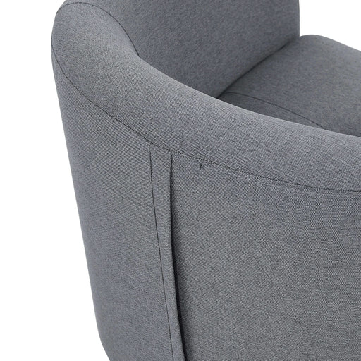 Moss 25.5' Wide Polyester Barrel Chair and Ottoman Default -DTYStore