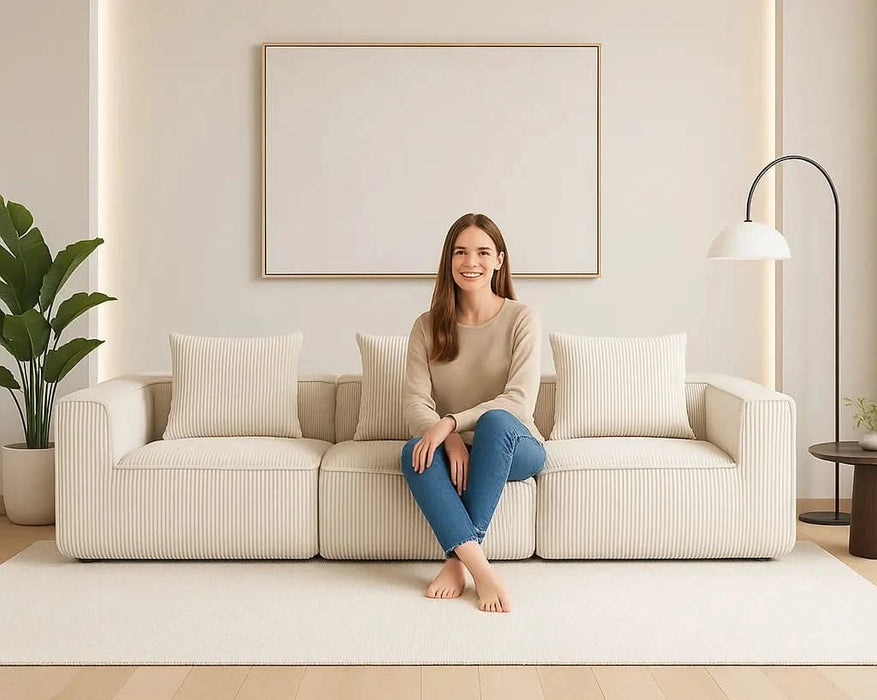 Multi person modular compression sofa that can be freely combined-33005-3 Default -DTYStore