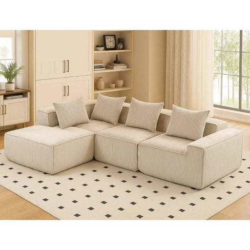 Multi person modular compression sofa that can be freely combined-33005-4 Default -DTYStore
