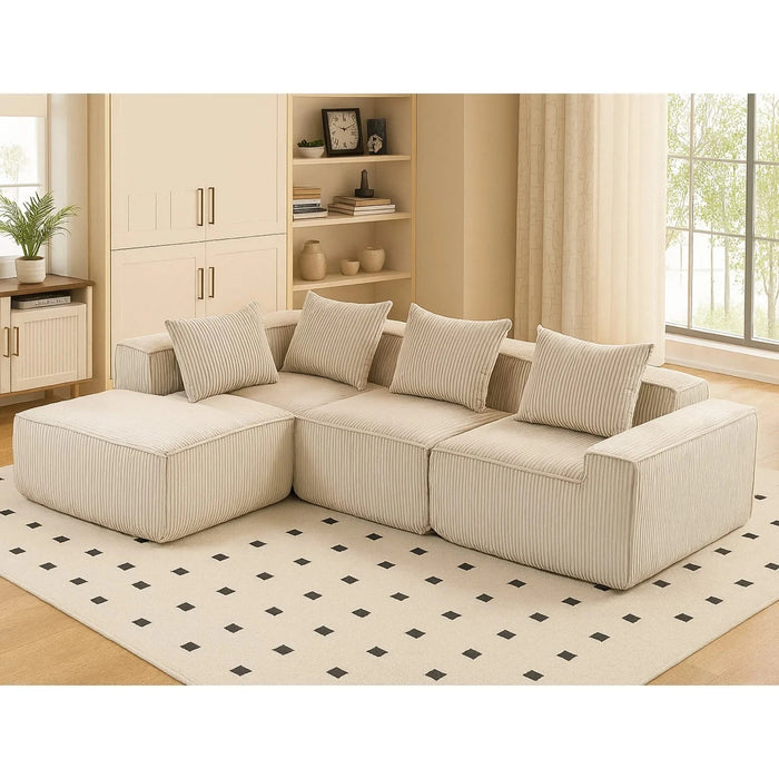 Multi person modular compression sofa that can be freely combined-33005-4 Default -DTYStore