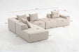 Multi person modular compression sofa that can be freely combined-33005-5 Default -DTYStore