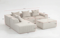 Multi person modular compression sofa that can be freely combined-33005-5 Default -DTYStore