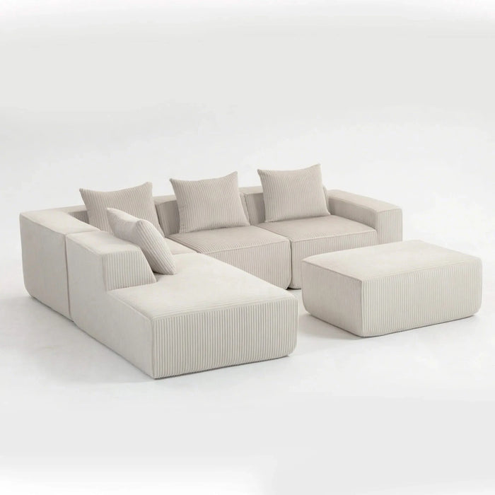 Multi person modular compression sofa that can be freely combined-33005-5 Default -DTYStore