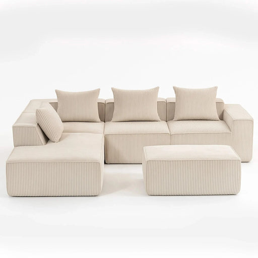 Multi person modular compression sofa that can be freely combined-33005-5 Default -DTYStore