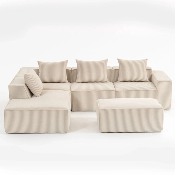 Multi person modular compression sofa that can be freely combined-33005-5 Default -DTYStore