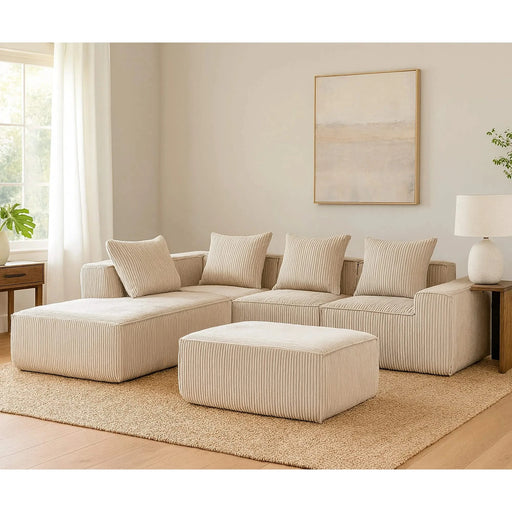 Multi person modular compression sofa that can be freely combined-33005-5 Default -DTYStore