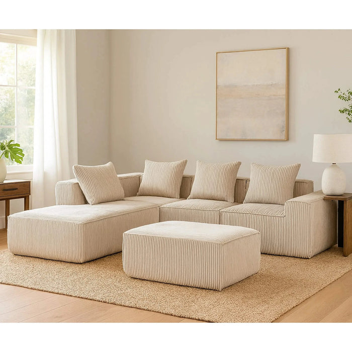 Multi person modular compression sofa that can be freely combined-33005-5 Default -DTYStore