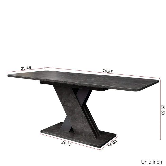 Multifunctional extendable console table Default -DTYStore