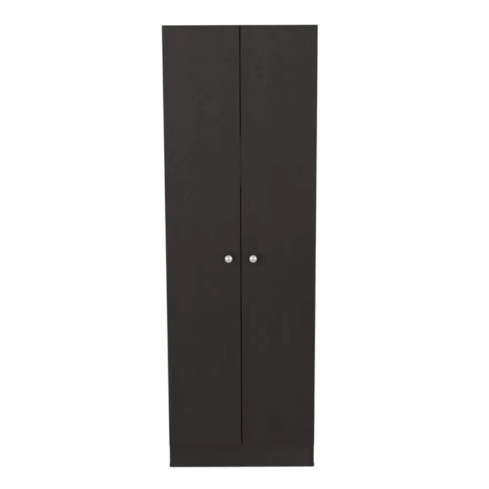 Multistorage Cabinet 71' H, Two Doors, Five Internal Shelves, Black Default -DTYStore