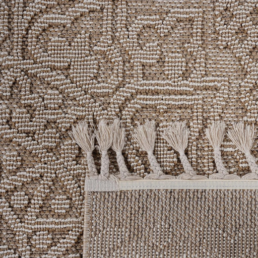 NAAR Guros Collection 8X10 Beige / Medallion Indoor / Outdoor Area Rug Default -DTYStore