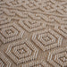 NAAR Guros Collection 8X10 Mocha / Geometric Indoor / Outdoor Area Rug Default -DTYStore