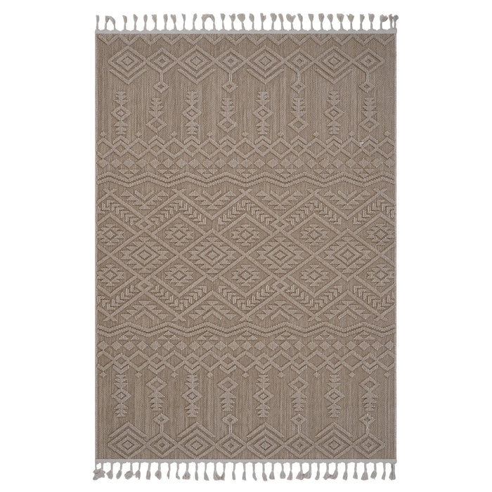 NAAR Guros Collection 8X10 Natural / Traditional Indoor / Outdoor Area Rug Default -DTYStore