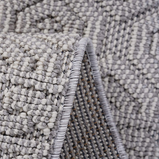 NAAR Guros Collection 8X10 White / Geometric Indoor / Outdoor Area Rug Default -DTYStore