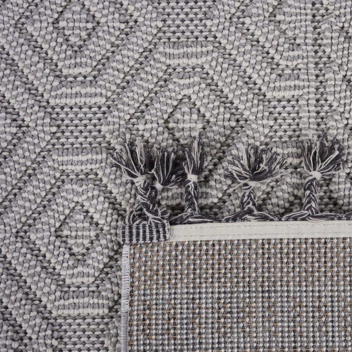 NAAR Guros Collection 8X10 White / Geometric Indoor / Outdoor Area Rug Default -DTYStore