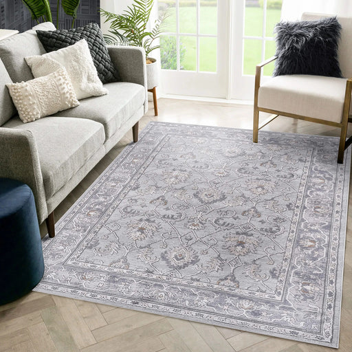 NAAR MARFI Collection 8X10 Ivory / Grey / Oriental Area Rug Default -DTYStore