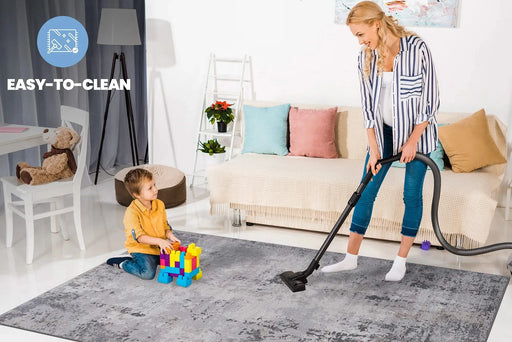 NAAR MARFI Collection 8X10 Ivory / Sand / Abstract Area Rug Default -DTYStore