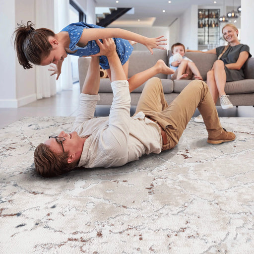 NAAR MARFI Collection 8X10 Multi / Contemporary Area Rug Default -DTYStore