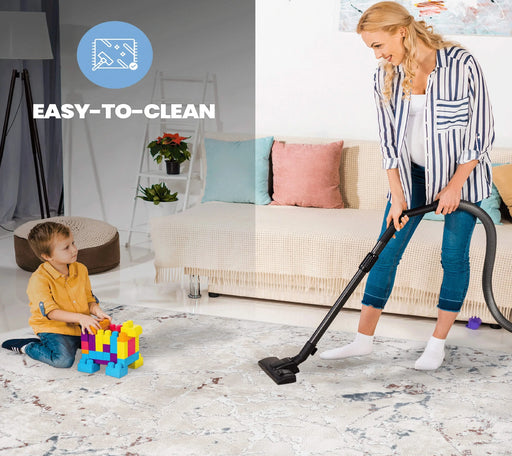 NAAR MARFI Collection 8X10 Multi / Contemporary Area Rug Default -DTYStore