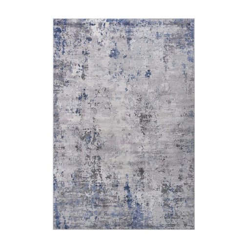 NAAR MARFI Collection 8X10 Silver / Blue / Abstract Area Rug Default -DTYStore