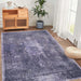 NAAR MAVAL Anthracite Washable Rug 9x12 Area Rug (Anthracite, 9'x12') Default -DTYStore