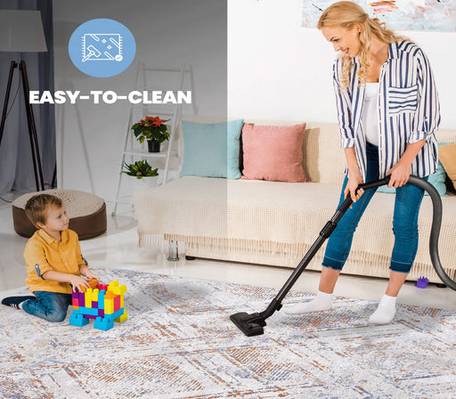 NAAR PAYAS Collection 2X3 Beige / Geometric Doormat Rug Default -DTYStore