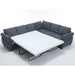 [NEW ARRIVED] [VIDEO PROVIDED] Sleeper Sofa, 2 in 1 Pull Out Couch Bed,6 seater sofa bed, L Shaped Sleeper Sectional Sofa Couch,Riveted sofa,104'' Large combined sofa Bed in living room, GRAY Default -DTYStore