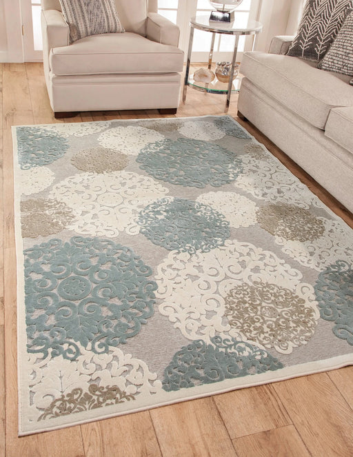 Napa Dante Grey/Tan/Ivory Area Rug Default -DTYStore