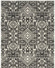 Napa Mercana Ivory and Black Chenille High-Low Area Rug Default -DTYStore