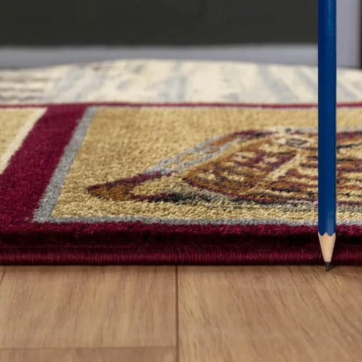 Nature's Nest GC_CBL3003 Multi 7 ft. 10 in. x 10 ft. 3 in. Lodge Area Rug Default -DTYStore