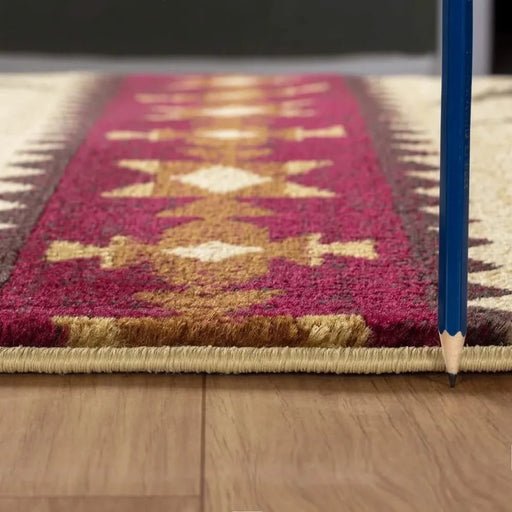 Nature's Nest GC_CBL3005 Multi 7 ft. 10 in. x 10 ft. 3 in. Lodge Area Rug Default -DTYStore