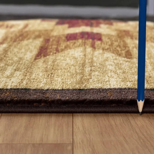 Nature's Nest GC_CBL3006 Multi 7 ft. 10 in. x 10 ft. 3 in. Lodge Area Rug Default -DTYStore