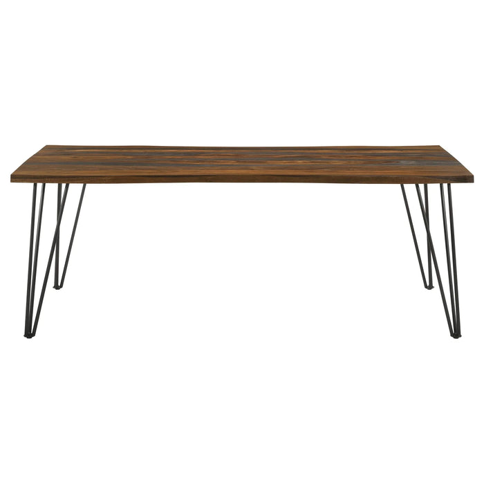 Neve Grey Sheesham Live Edge Dining Table Default -DTYStore