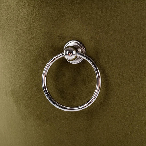 Nikki Collection Modern, High-end Tufted Solid Wood Contemporary Velvet Upholstered Dining Chair with Wood Legs Nailhead Trim 2-Pcs Set,Olive-Green,SW2001OL Default -DTYStore