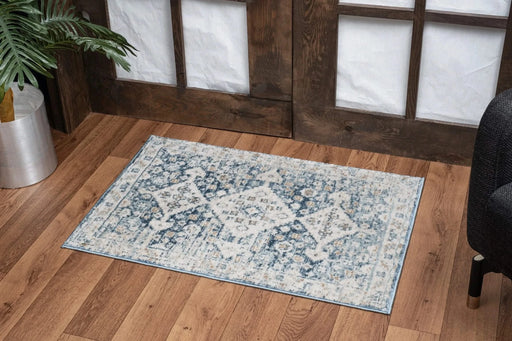 Noble GC_GEN7003 Blue 5 ft. 3 in. x 7 ft. 3 in. Area Rug Default -DTYStore