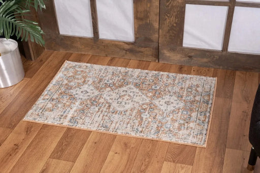 Noble GC_GEN7004 Rust 5 ft. 3 in. x 7 ft. 3 in. Area Rug Default -DTYStore