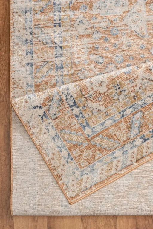 Noble GC_GEN7004 Rust 5 ft. 3 in. x 7 ft. 3 in. Area Rug Default -DTYStore