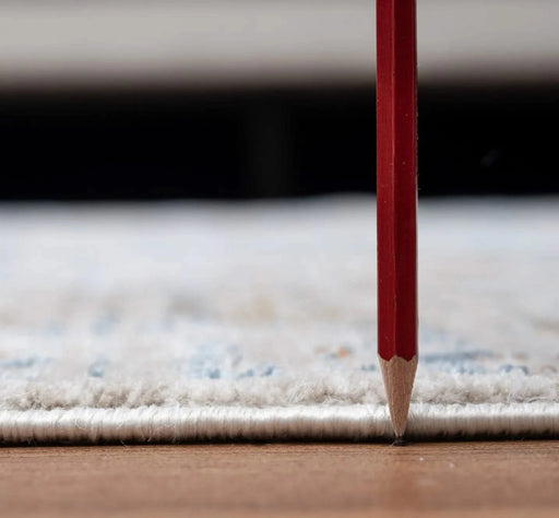 Noble GC_GEN7006 Ivory 5 ft. 3 in. x 7 ft. 3 in. Area Rug Default -DTYStore