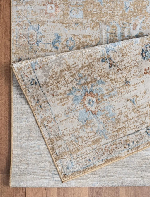 Noble GC_GEN7008 Gold 5 ft. 3 in. x 7 ft. 3 in. Area Rug Default -DTYStore