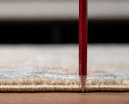 Noble GC_GEN7008 Gold 5 ft. 3 in. x 7 ft. 3 in. Area Rug Default -DTYStore