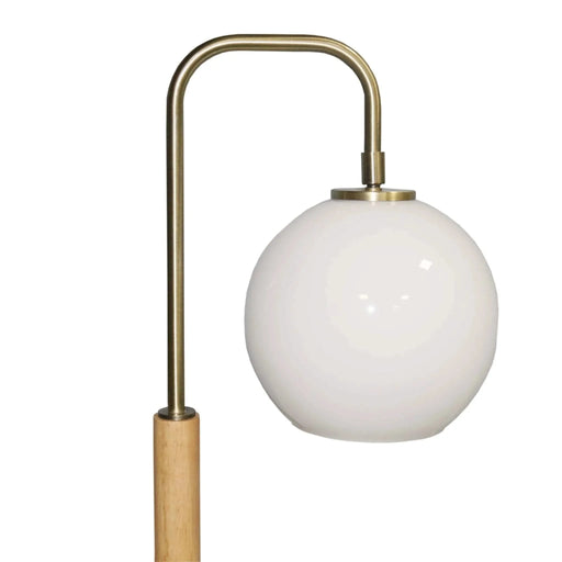 Nordic Home Creative Romantic Warm Marble Study Room Bedside Table Lamp with Auris White Globe Lampshade Default -DTYStore