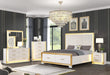OBSESSION Contemporary Style 5PC Queen Bedroom Set Made with Wood & Gold Finish(NJ INVENTORY) Default -DTYStore