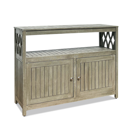 Eucalyptus Outdoor Sideboard Weather Resistant Finish Buffet Cabinet